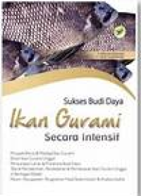 Image of Sukses budi daya ikan gurami secara intensif