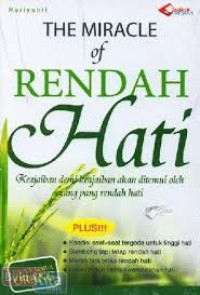 Image of The miracle of rendah hati